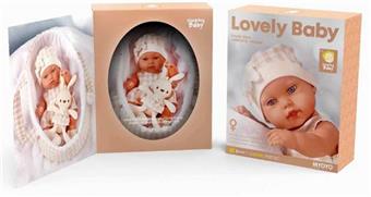 Simulated soft rubber 33cm doll (khaki color)   ITEM NO.： W018249