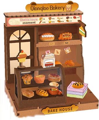 Wooden Bakery   ITEM NO.： W005006