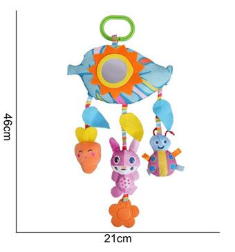 Plush toy horizontal bar bed hanging rabbit   ITEM NO.： W011797