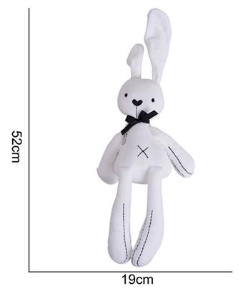 Plush toy rabbit long legged rabbit white black butterfly festival   ITEM NO.： W011550