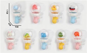Drifting bottle small water gun/9 randomly mixed/optional (light sensing/light on when in contact with water) (price per 6PCS)   ITEM NO.： W018056