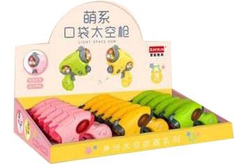 Cute Pocket Sound and Light Space Gun   ITEM NO.： W018444