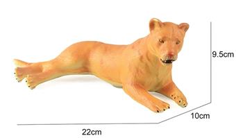Soft rubber animal lioness   ITEM NO.： W006683