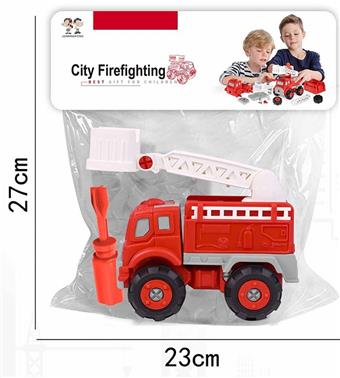 Deformable fire ladder truck D   ITEM NO.： W016830