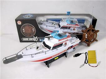 Four way remote control boat with power supply   ITEM NO.： W014972