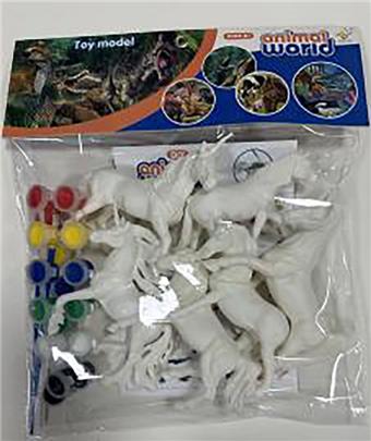DIY Painting [6 8-inch Horses+Unicorn]   ITEM NO.： W005597