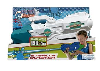 Water gun 36CM, blue/white, mixed with 2 colors   ITEM NO.： W005943