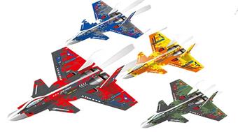 Hand thrown electric flying aircraft (4-color mixed)   ITEM NO.： W006771