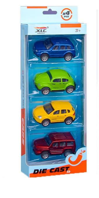 4 alloy regenerative SUV racing cars (4 Zhuang)   ITEM NO.： W012029