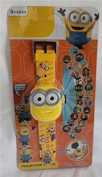 Minion flip projection electronic watch (electric included)   ITEM NO.： W018130