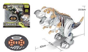 Remote Control Mechanical Tyrannosaurus Rex (White Dark Grey Mixed)   ITEM NO.： W006774