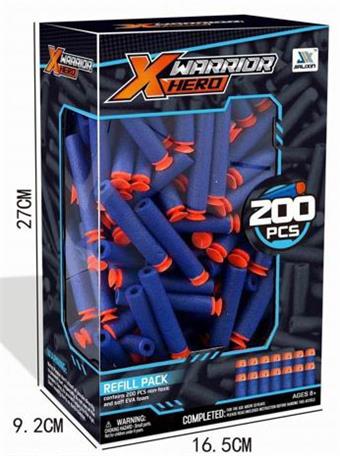 Suction cup bullets (200pcs/box) (CPC)   ITEM NO.： W016731