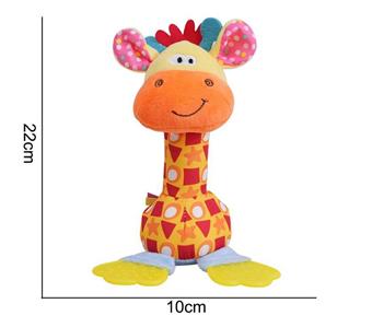 Plush toy [teething hand crank] deer   ITEM NO.： W011279