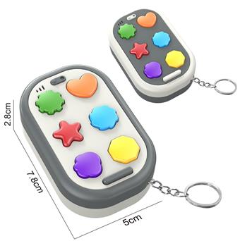 6-key keychain memory game console (mobile phone)   ITEM NO.： W013034