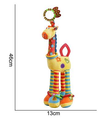 Plush Toy [Bed Hanging] Giraffe Yellow [Red Neck]   ITEM NO.： W011314