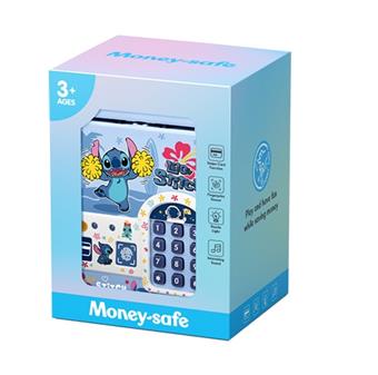 Stitch piggy bank card swiping, door opening, fingerprint recognition song mode   ITEM NO.： W012935