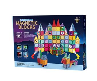 Cool lights, magnetic tiles, building blocks   ITEM NO.： W015438