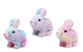 Electric walking camouflage rabbit (3-color mixed)   ITEM NO.： W011142