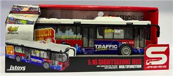 1: 16 Graffiti City Bus Can Open Doors (Inertia&Lighting Music)   ITEM NO.： W002671