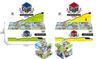 Third level football themed Rubik's Cube (Factory Box)   ITEM NO.： W015740