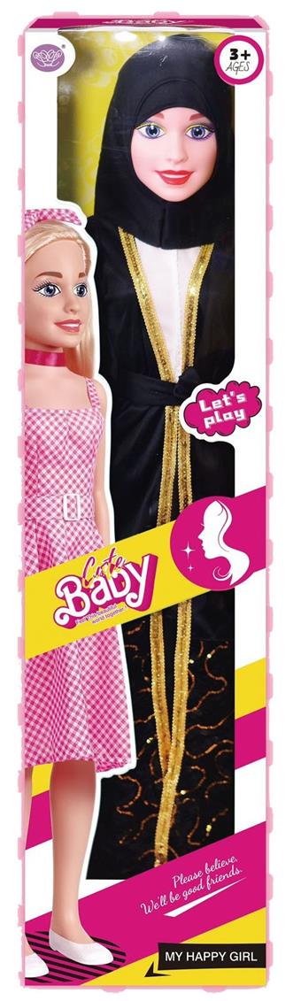 108CM Black Silk Robe Barbie (GCC)   ITEM NO.： W017840