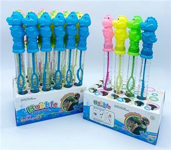 26cm Cute Dinosaur Bubble Stick (Price per 24 pieces) (GCC)   ITEM NO.： W018019