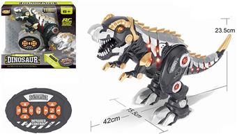 Remote Control Mechanical Tyrannosaurus Rex (White Dark Grey Mixed)   ITEM NO.： W006773