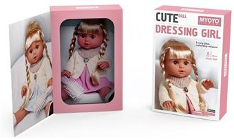 Simulated soft rubber 38cm doll   ITEM NO.： W018242
