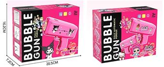 10 Hole Bubble Gun Kuromi/KT Cat/Surprise Doll   ITEM NO.： W012964