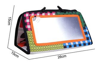 Plush toy black and white haha mirror [orange border]   ITEM NO.： W011793