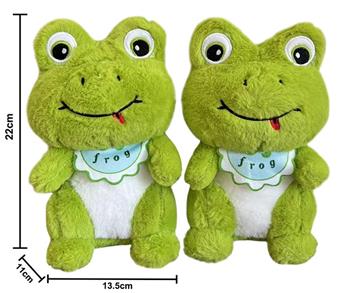 Plush toy bellyband frog   ITEM NO.： W011213