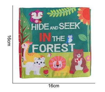 Plush toys, hide and seek, cloth books, jungle   ITEM NO.： W011823