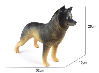 Vinyl dog, wolf dog   ITEM NO.： W006671