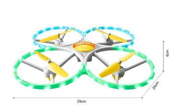 Lighting remote control quadcopter (large size) fixed height version with power package   ITEM NO.： W009705