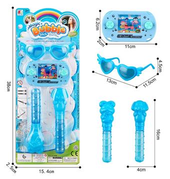 Cartoon Bubble Stick+Water Dispenser+Glasses Suction Board   ITEM NO.： W012650