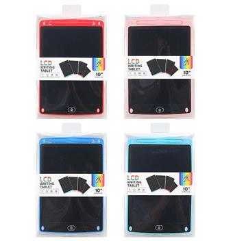 4-color 10 inch LCD, ABS LCD writing board, monochrome screen (including one CRR205 battery)   ITEM NO.： W012864