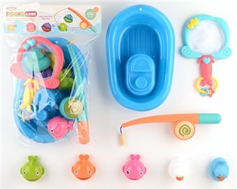 8 Water Playing Fishing Set   ITEM NO.： W012819