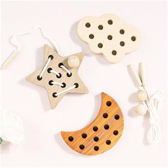 Threading puzzle (starandmoon) string series (star moon style) gift box   ITEM NO.： W017205