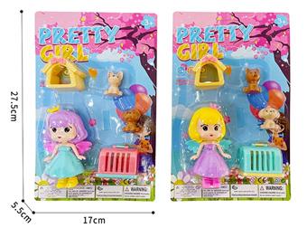 Little Angel with Pet Dog Set   ITEM NO.： W011112