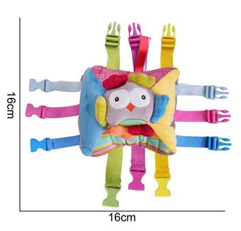 Plush toy buckle toy owl style   ITEM NO.： W011406