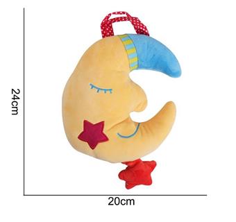 Plush toy bell pulling moon   ITEM NO.： W011475