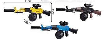 AK47 Handheld Self Propelled Assault Rifle 7.4V Water Bullet Gun (High Speed High Power, High Speed Returning) Gold Edition   ITEM NO.： W018092