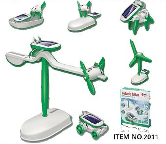 6-in-1 solar energy (self installing toy)   ITEM NO.： W006792