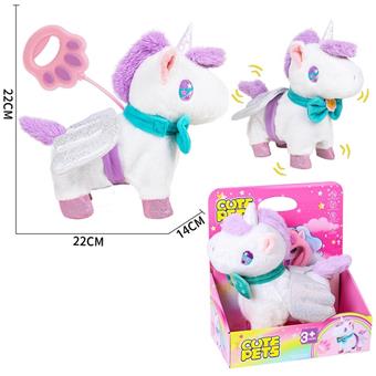 Pulling rope, unicorn, white horse   ITEM NO.： W005384