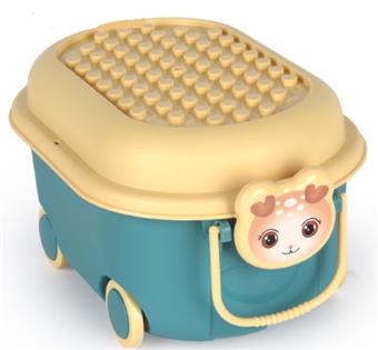 Lake blue bottom building block cover   ITEM NO.： W007697