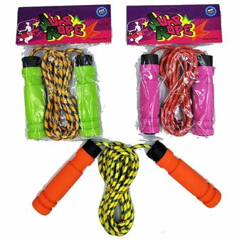 Children's Plastic EVA Handle Niyou Jump Rope (Handle 10.5 cm)   ITEM NO.： W008937