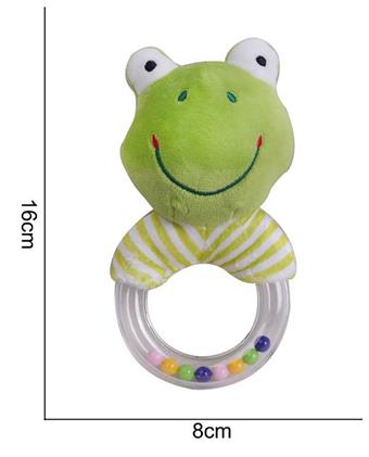 Plush toys, rubber rings, hand cranked bells, frogs   ITEM NO.： W011676