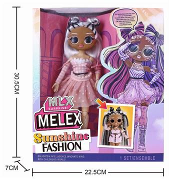 10 inch 11 joint fashionable surprise doll   ITEM NO.： W017051