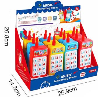 Cartoon children's puzzle simulation toy mobile phone model   ITEM NO.： W013074