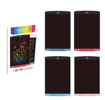 4-color 10 inch LCD, ABS LCD writing board, color screen (including one CRR205 battery)   ITEM NO.： W012861